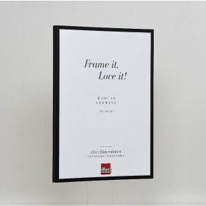 Cadre photo en aluminium Effect Série 2, verre musée noir 25x35 cm