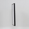 Cadre photo aluminium S2 avec verre musée noir 25x80 cm