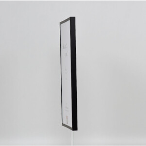 Cadre photo aluminium série 2, verre musée noir 30x40 cm
