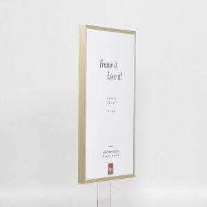 Cadre photo aluminium champagner 50x100 cm - Glas de musée
