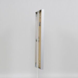 Cadre Photo Aluminium Effect Série 2 Verre Musée 50x65 cm