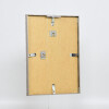 Cadre photo aluminium S2 gris brossé verre musée 50x65 cm