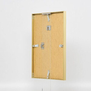 Cadre photo aluminium S2, verre musée doré 59,4x84,1 cm