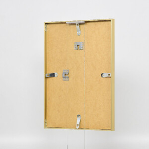 Cadre photo aluminium S2, verre musée doré 59,4x84,1 cm