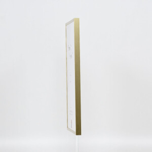 Cadre photo aluminium S2, verre musée doré 59,4x84,1 cm
