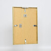 Cadre photo aluminium S2, verre musée doré 59,4x84,1 cm