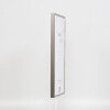 Cadre photo aluminium série 2 verre musée gris brossé 59,4x84,1 cm