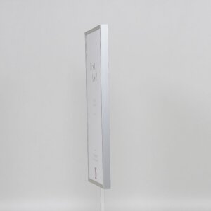 Cadre photo aluminium effet Série 2 verre museo argenté 14,8x21 cm