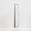 Cadre photo aluminium série 2 verre musée gris brossé 14,8x21 cm