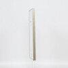 Cadre photo aluminium S2 champagne 14,8x21 cm verre musée