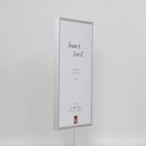 Cadre photo aluminium Effect Série 2 verre museal argent 61x91,5 cm