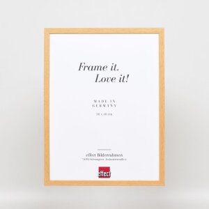 Cadre bois Effect Profil 35 chêne 18x27 cm verre musée