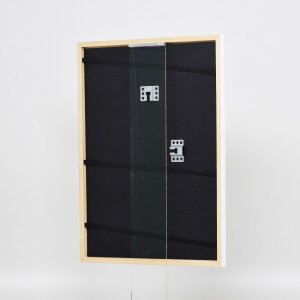Effect Cadre photo en bois massif Profil 39 blanc 50x60 cm verre musée