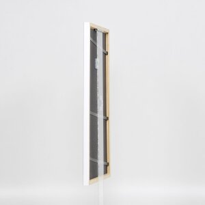 Effect Cadre photo en bois massif Profil 39 blanc 50x60 cm verre musée