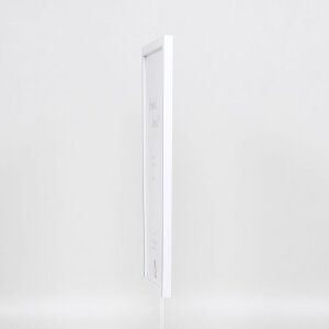Effect Cadre photo en bois massif Profil 39 blanc 50x60 cm verre musée