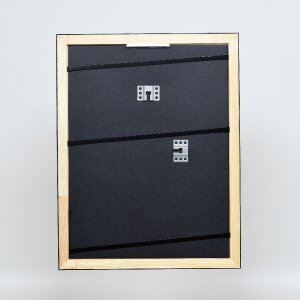 Cadre Photo Bois Profil 40 Argent 25x30 cm Verre Musée