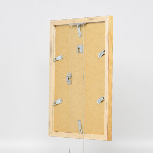 Cadre photo en bois Effect Profil 41, antiquité dorée 18x32 cm, verre musée