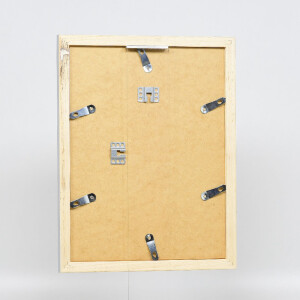 Cadre photo en bois profil 41 argent 42x59,4 cm verre musée