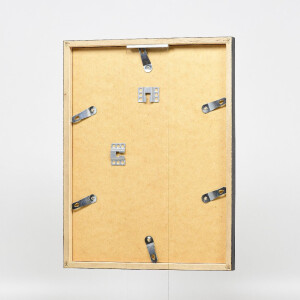 Cadre photo modèle 42 en bois massif avec verre musée antikgold 45x60 cm