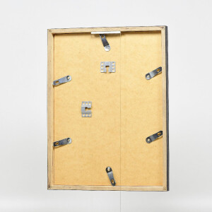 Cadre photo bois effet anthracite 45x60 cm verre musée UV70%