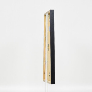 Cadre photo bois profil 42 verre musée anthrazit 45x80 cm