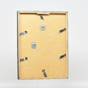 Cadre photo bois profil 42 verre musée anthrazit 14,8x21 cm