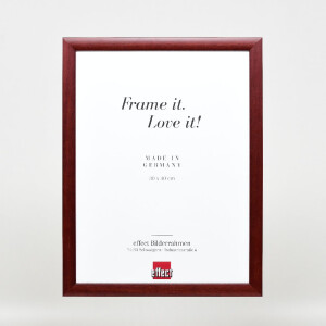 Effect Cadre Photo Bois Profil 43 Rouge 15x20 cm Verre Musée