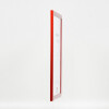 Cadre photo en bois Profil 43 rouge brillant 18x24 cm verre musée