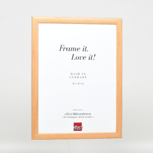 Cadre photo en bois naturel 23x70 cm, verre musée UV 70%