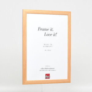 Cadre photo en bois naturel 23x70 cm, verre musée UV 70%