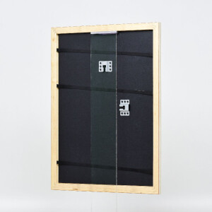 Cadre photo en bois profil 43 argent 42x59,4 cm verre musée