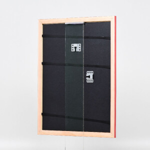 Cadre photo en bois effet profil 43 lachs 50x60 cm verre musée