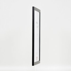 Cadre photo bois noir 70x70 cm avec verre musée UV 70%