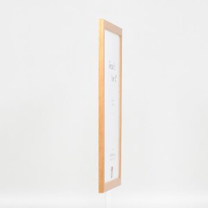 Cadre photo en bois naturel Profil 43 10,5x14,8 cm avec verre musée