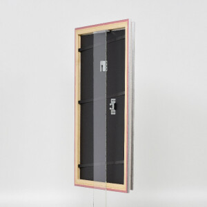 Cadre photo en bois baroque argent 9x13 cm verre musée