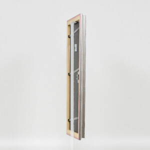 Cadre photo en bois style baroque 25x70 cm verre musée UV 70%