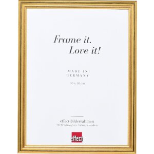 Cadre Photo Baroque Or 40x40 cm Verre Musée UV 70%