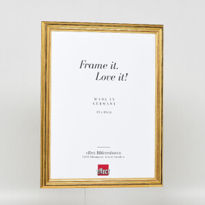 Cadre photo bois profil 44 doré 59,4x84,1 cm verre musée