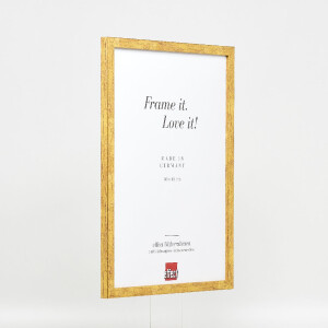 Cadre photo en bois Profil 51 antikgold, verre de musée UV 70%