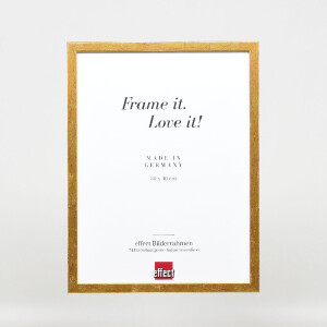 Cadre photo effet profil 51 antikgold 30,5x91,5 cm avec verre musée