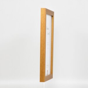 Cadre photo Effect en bois Profil 52 couleur chêne 25x60 cm verre musée