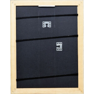 Cadre photo en bois profil 64 marron 50x60 cm avec verre de musée