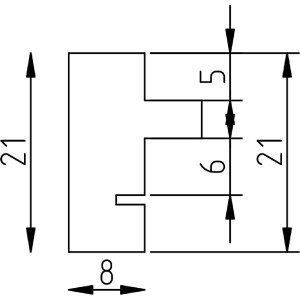 Cadre photo en bois profil 69 blanc 18x27 cm verre musée