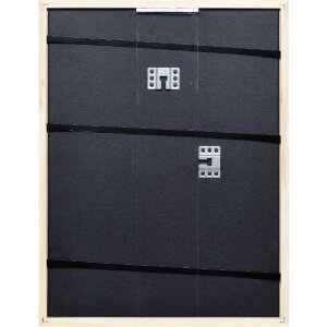 Cadre photo en bois chêne profil 70 20x20 cm verre musée