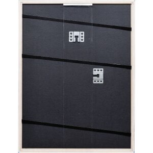 Cadre photo bois bleu 20x25 cm verre musée profil top s