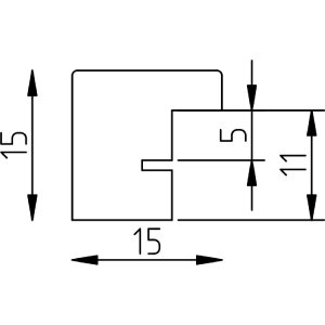 Cadre photo bois naturel Profil Top S 20x30 cm vitre musée