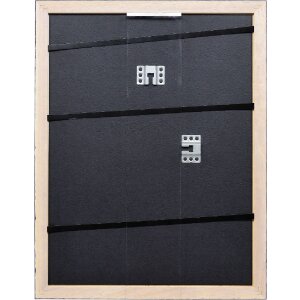 Cadre photo bois profil top pro bleu 20x20 cm verre musée