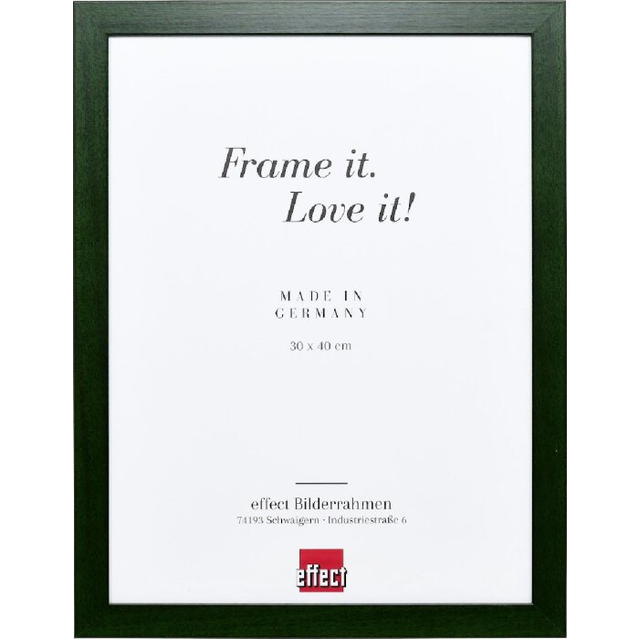 Cadre photo en bois tannegreen 40x40 cm, verre musée UV 70%