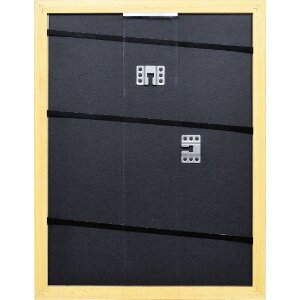 Cadre photo bois profil Top Pro marron clair 45x80 cm verre musée