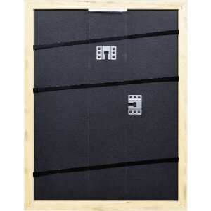 Cadre photo bois profil Top Pro argent 70x70 cm verre musée